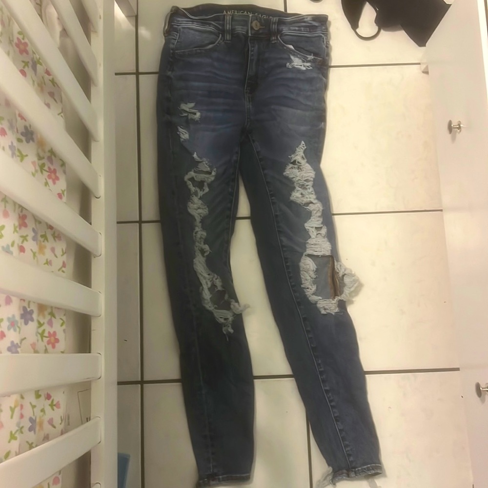 American Eagle next level stretch skinny Jean.